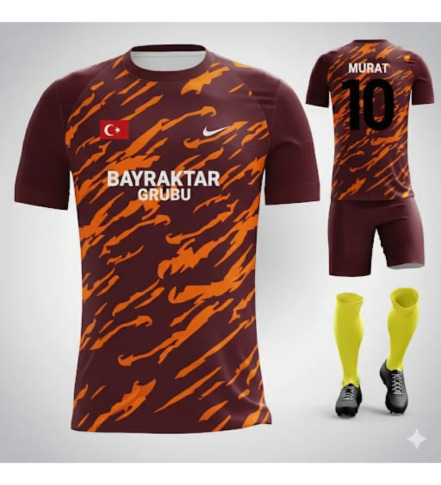 Pro-Match valencia Profesyonel Kulüp Maç Forması / Özel Tasarım Takım Forması 02