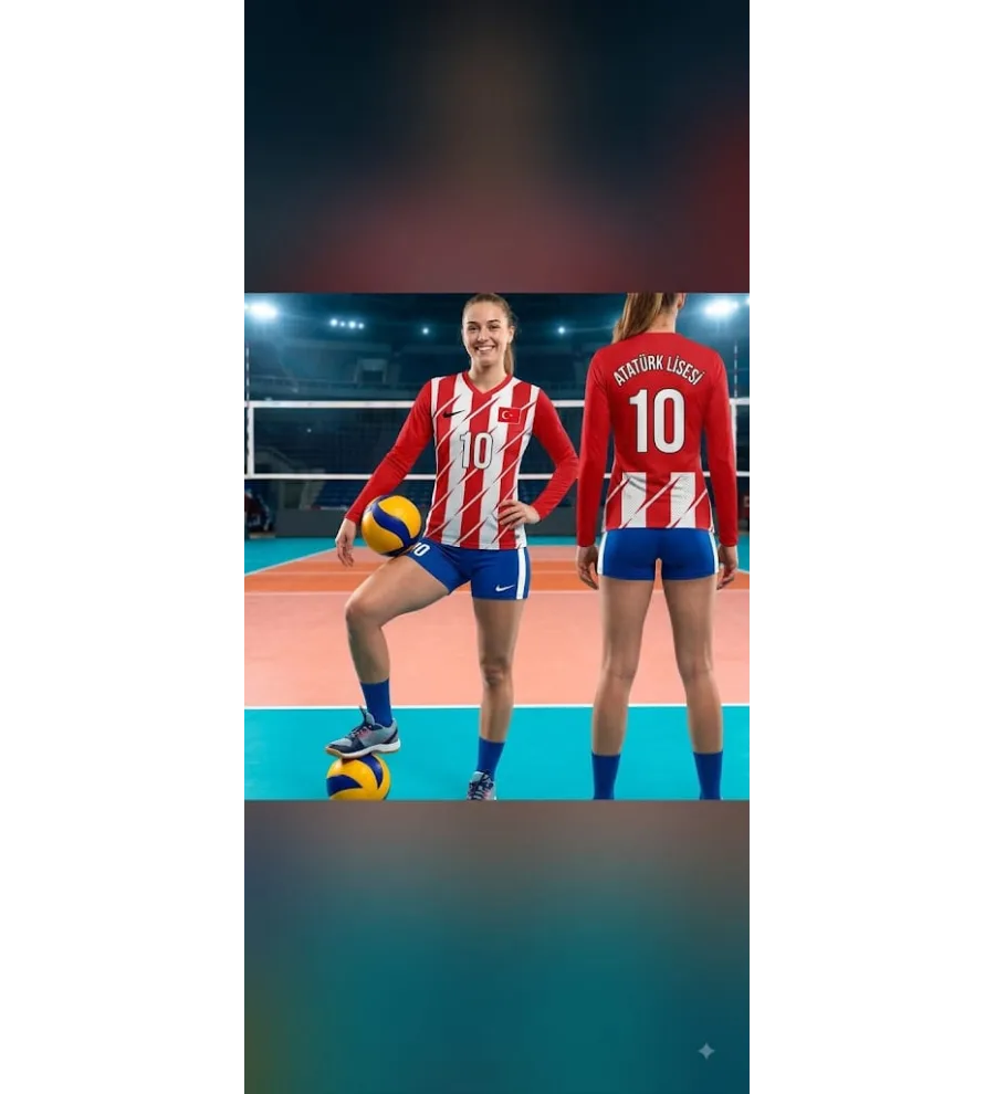 Pro-Match Profesyonel Kulüp Maç Forması / Özel Tasarım Takım Forması voleybol 01
