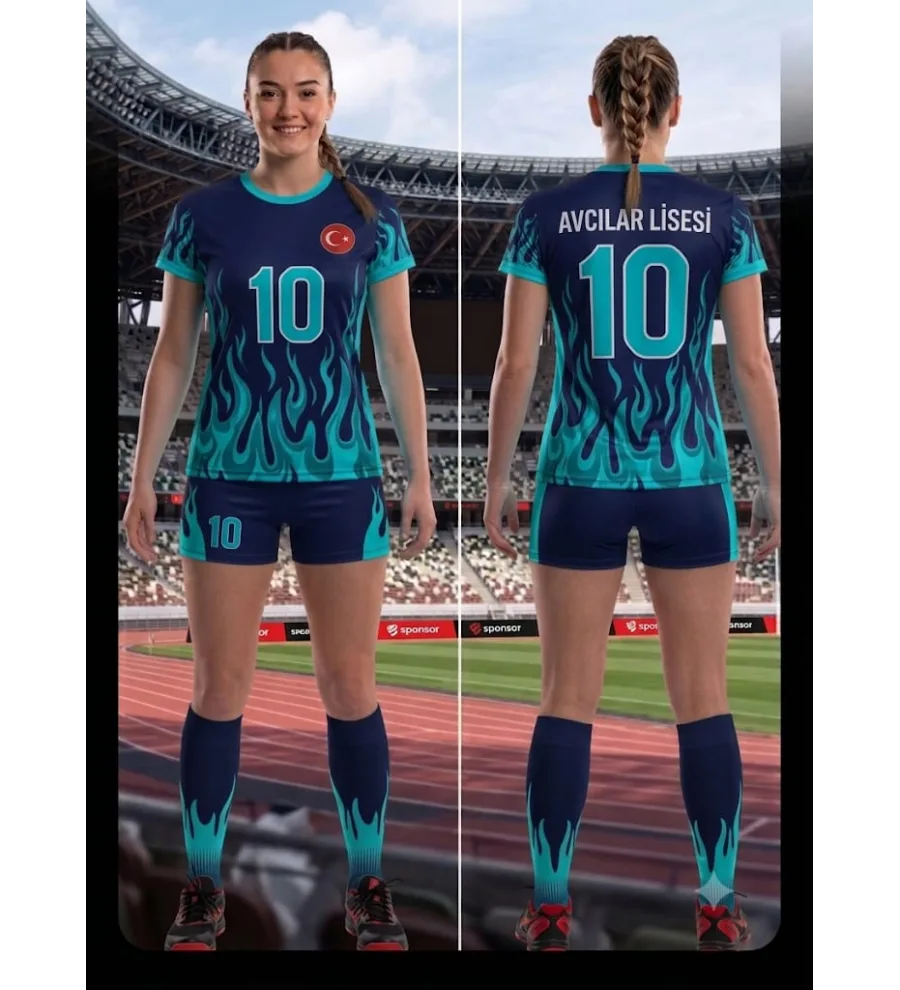 Pro-Match Profesyonel Kulüp Maç Forması / Özel Tasarım Takım Forması bayan voleybol 020